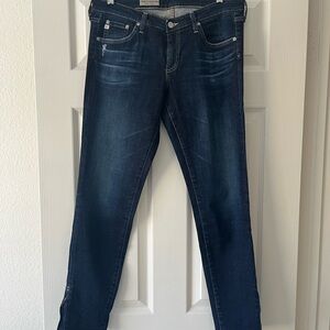 Ag Adriano Goldschmied Blue Skinny Jeans
